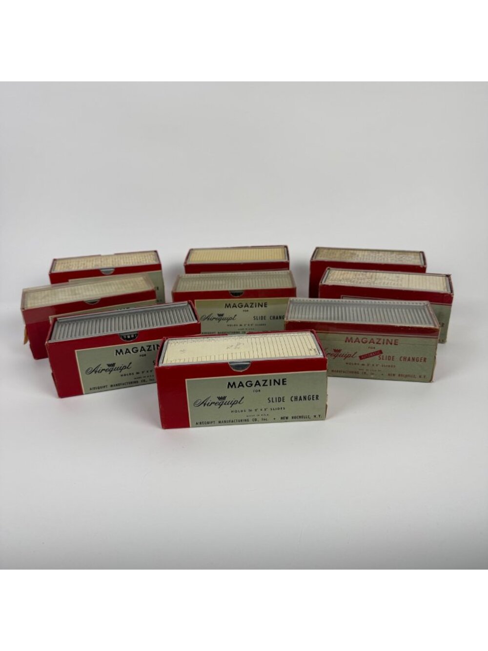 Airequipt Slide Magazine Lot of 9 2"x2" Slide Changer Holds 36 Each